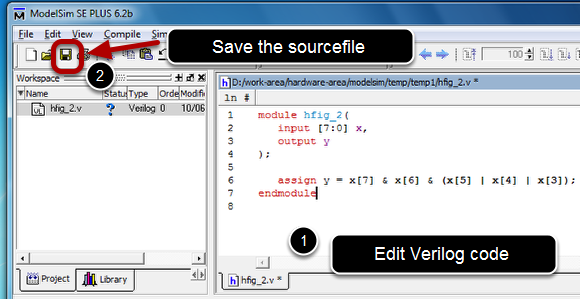 Edit the sourcefile
